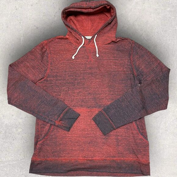 Threads 4 thought‎ Classic Pullover Hoodie Men's Large Red Black Soft Buffalo - Picture 1 of 10